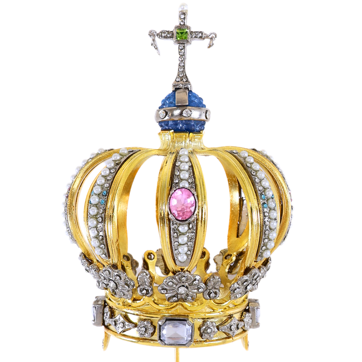 Coroa Rica de Nossa Senhora de Fátima P/imagens de 60cm