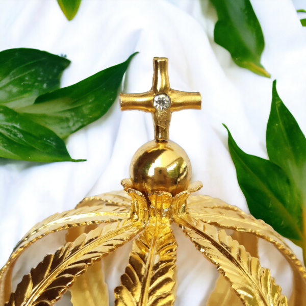 Coroa Tradicional de Nossa Senhora Aparecida P/imagens de 40cm - Imagem 2