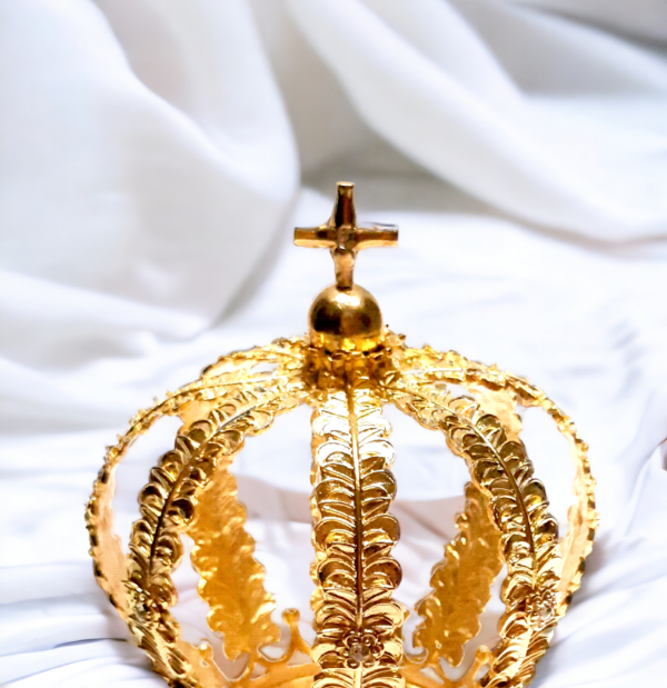 Coroa Tradicional de Nossa Senhora Aparecida P/imagens de 50cm - Imagem 5