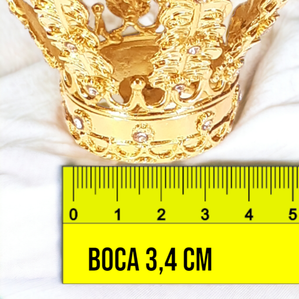 Coroa Tradicional de Nossa Senhora Aparecida P/imagens de 30 cm - Imagem 4