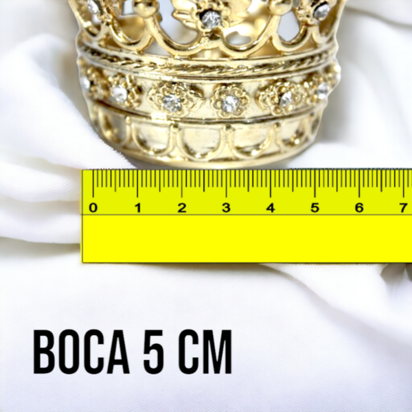 Coroa Tradicional de Nossa Senhora Aparecida P/imagens de 40cm - Imagem 3