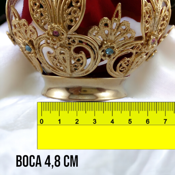 Coroa Tradicional Nossa Senhora de Fátima P/imagens de 70-75cm - Imagem 2