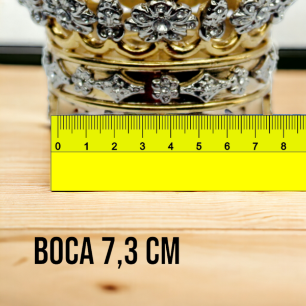 Coroa Rica Sagrado Coração de Jesus P/imagens de 1m - Imagem 6