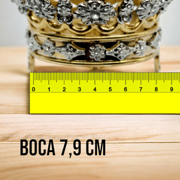 Coroa Rica Sagrado Coração de Jesus P/imagens de 1,20m - Imagem 6