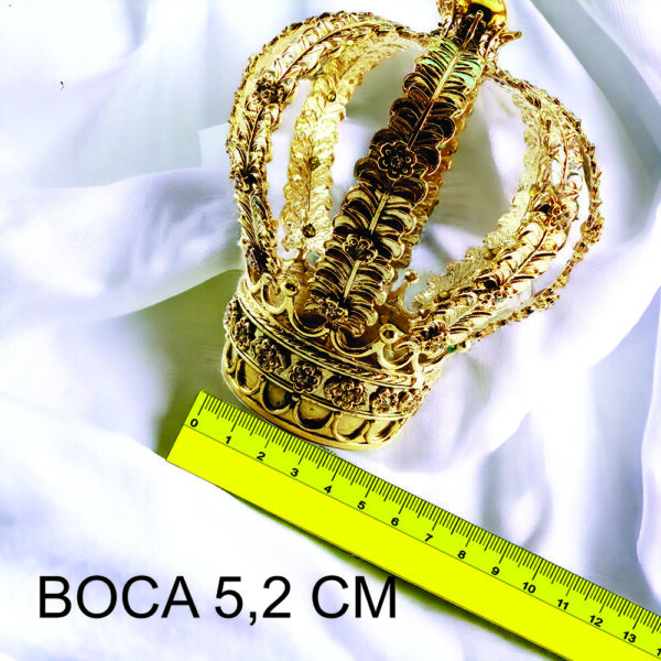 Coroa Tradicional de Nossa Senhora Aparecida P/imagens de 50cm - Imagem 4