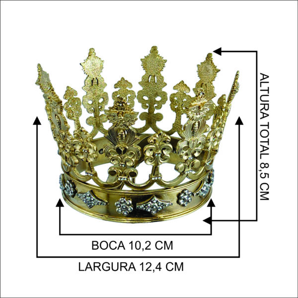 Coroa Espírito Santo P/imagens de 1,50m - Imagem 7