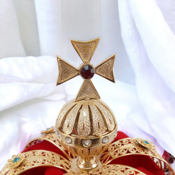 Coroa Tradicional Nossa Senhora de Fátima P/imagens de 1m - 1,20m - Imagem 3