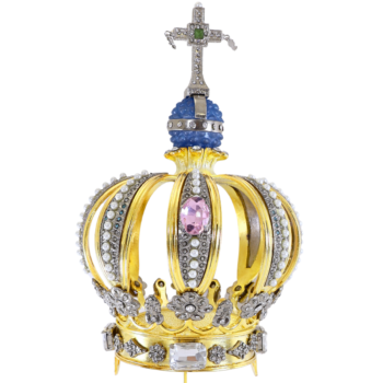 Coroa Rica de Nossa Senhora de Fátima P/imagens de 1m